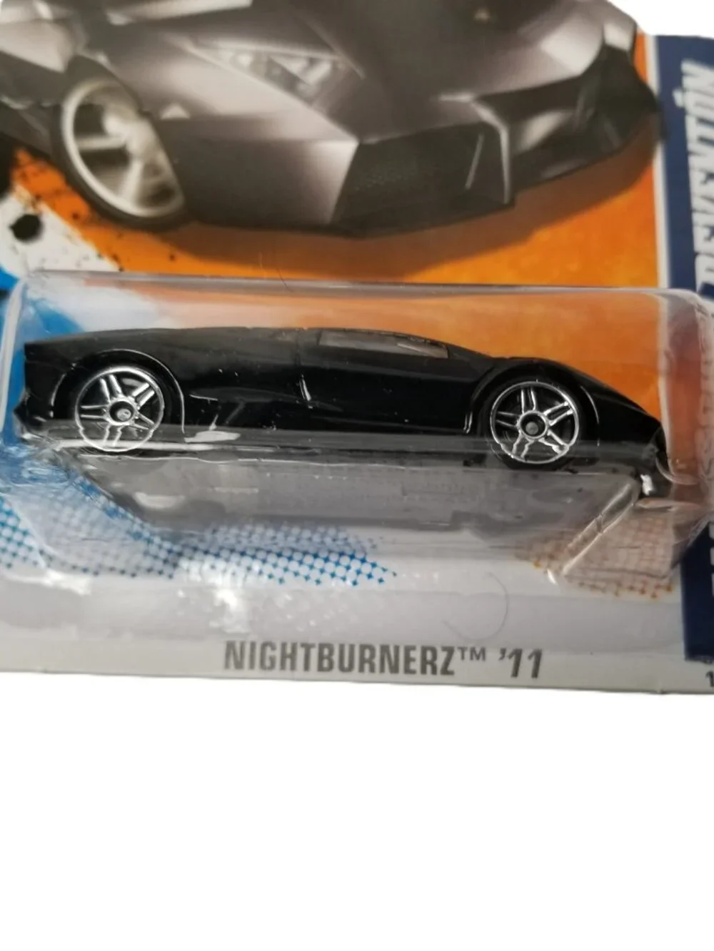 Hot Wheels Lamborghini Reventon Nightburnerz 2011 Black 118/244 Die Cast Car